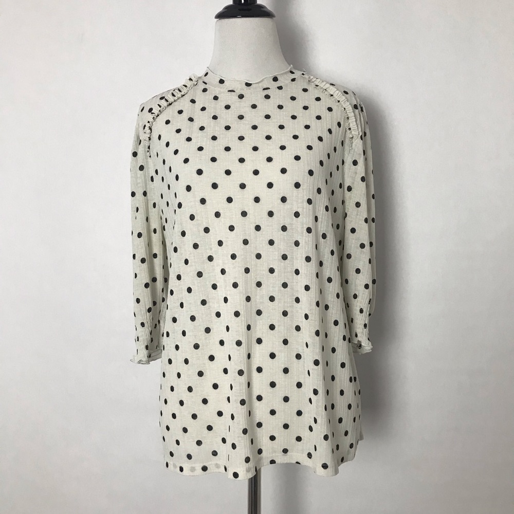 Zara Polka dots top